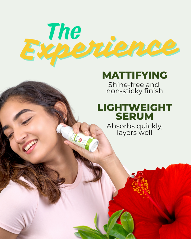 Blameless Pore Refining & Acne Control Serum | Salicylic Acid, Neem, Green Tea & Hibiscus | Lightweight Gel for Acne-Prone Skin | 50ml
