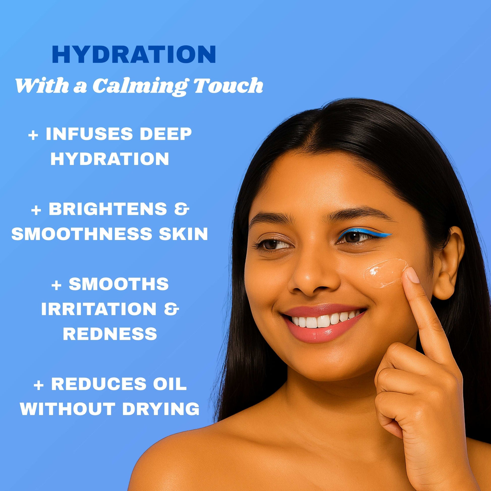 Blameless Hydrating & Brightening Serum | With Watermelon, Niacinamide & Lotus Extracts | For Oily, Acne-Prone & Congested Skin | 50ml