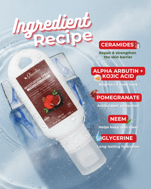 Blameless Barrier x Dr. Noreen Moisturizer Spray